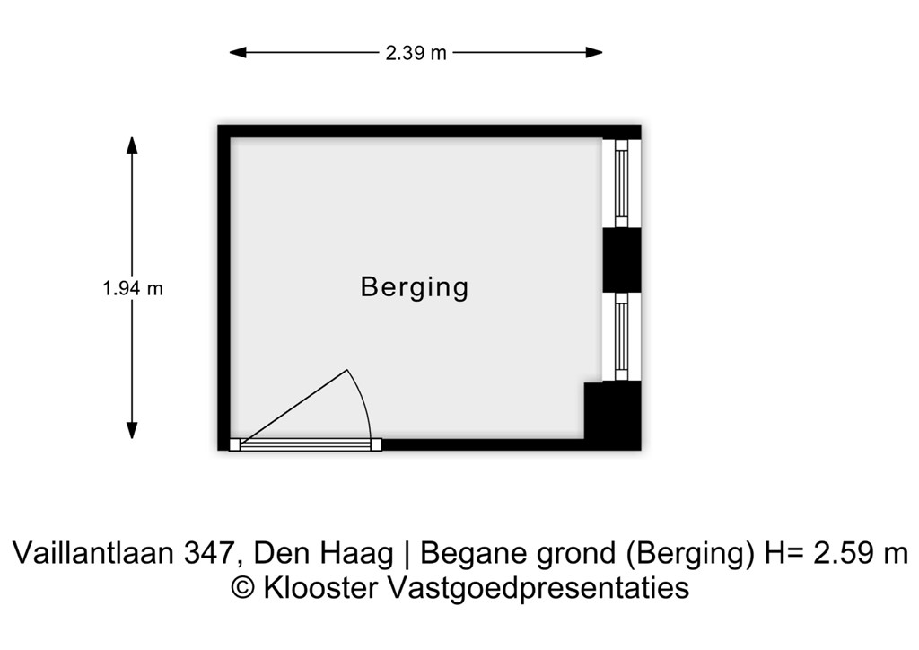 Vaillantlaan 347 - Begane grond (Berging) - 2D.jpg